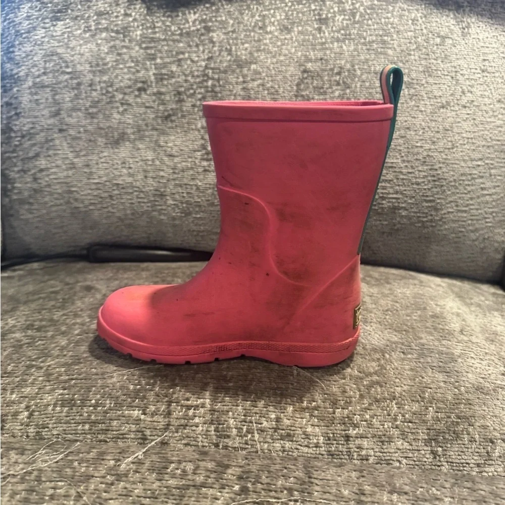 Totes Kids Pink Rubber Rain Boots Size 9-10
